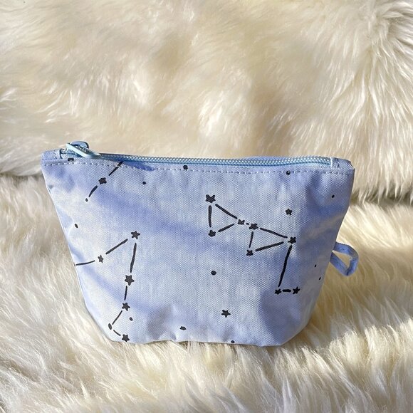 NWOT Baggu Go Pouch Small - Constellation Sky Blue (Night Sky) - Picture 3 of 6